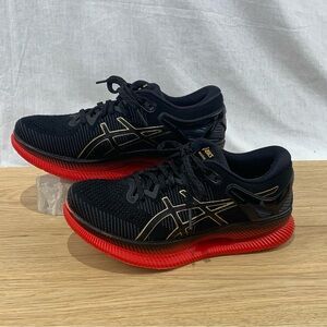 Asics MetaRide FlyteFoam Black Red Athletic Shoes Women’s Size 6.5